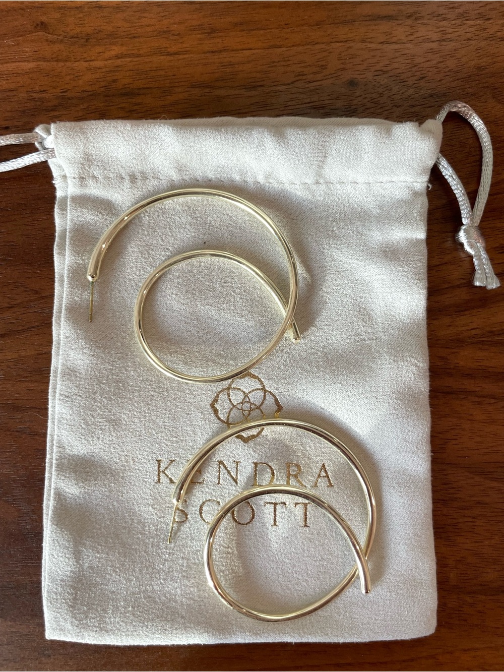 Kendra Scott Gold Myles Large Hoops